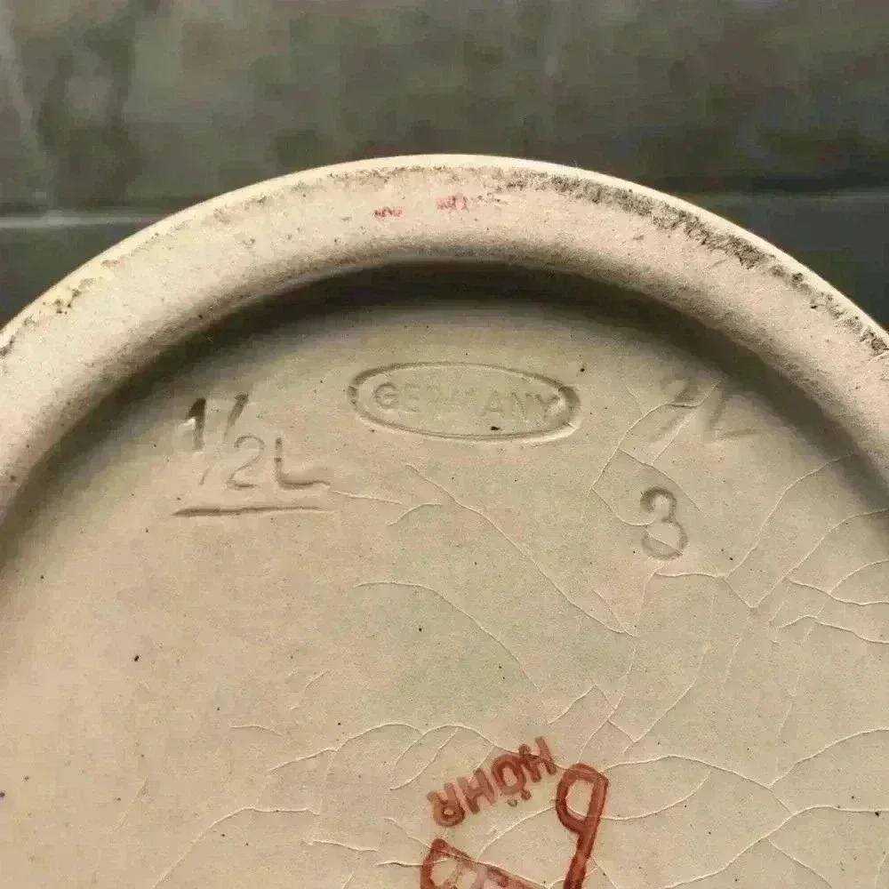 Dunker and Breiden Beerstein with metal lid - Picture 8 of 9